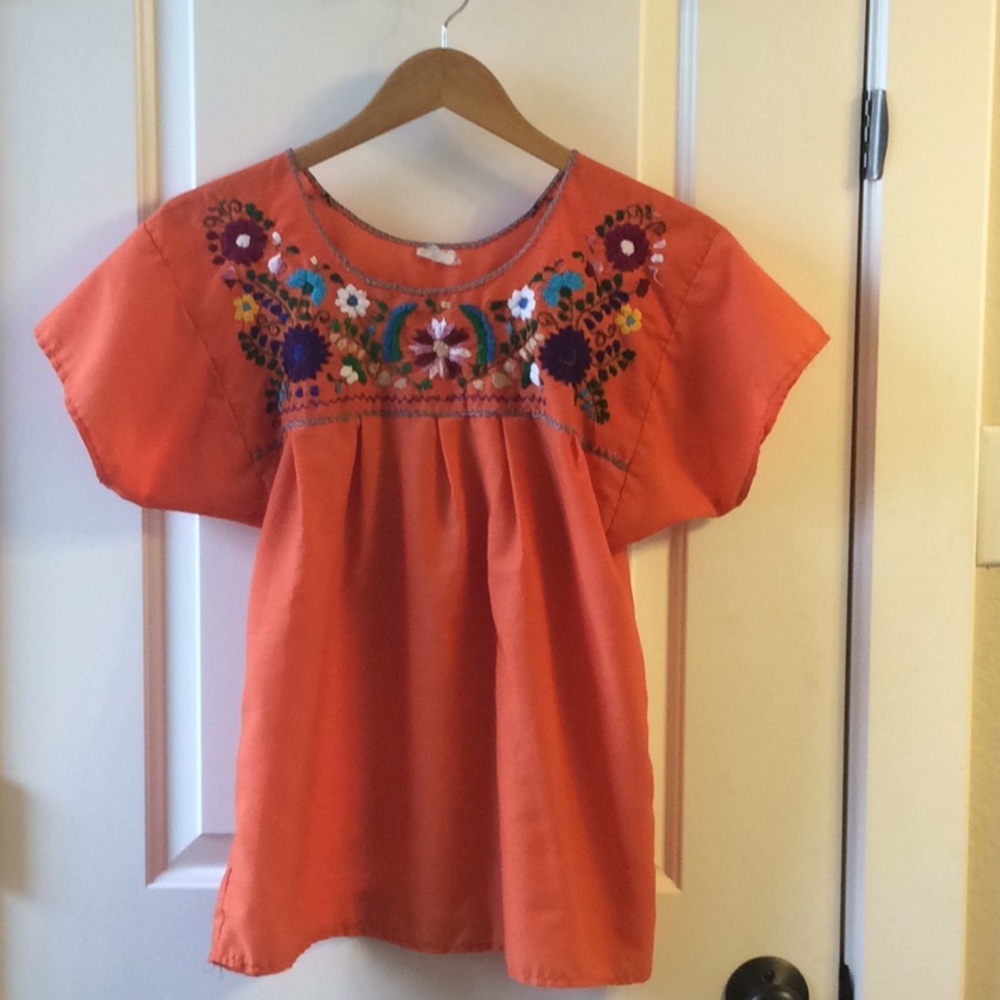 Embroidered Mexican blouse